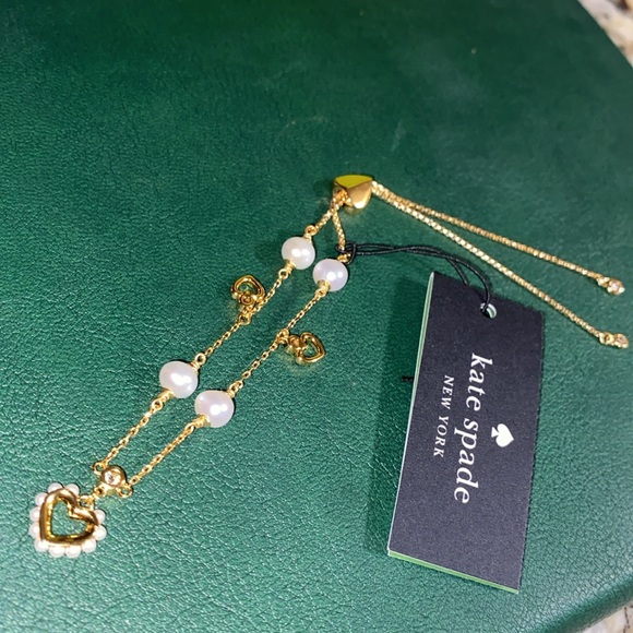 Kate Spade Shining Spade Slider Bracelet Gold - Picture 3 of 3